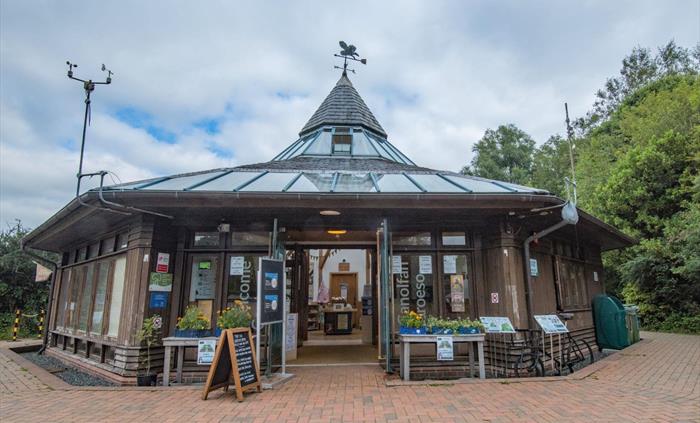 Exterior of Scolton Manor Welcome Centre